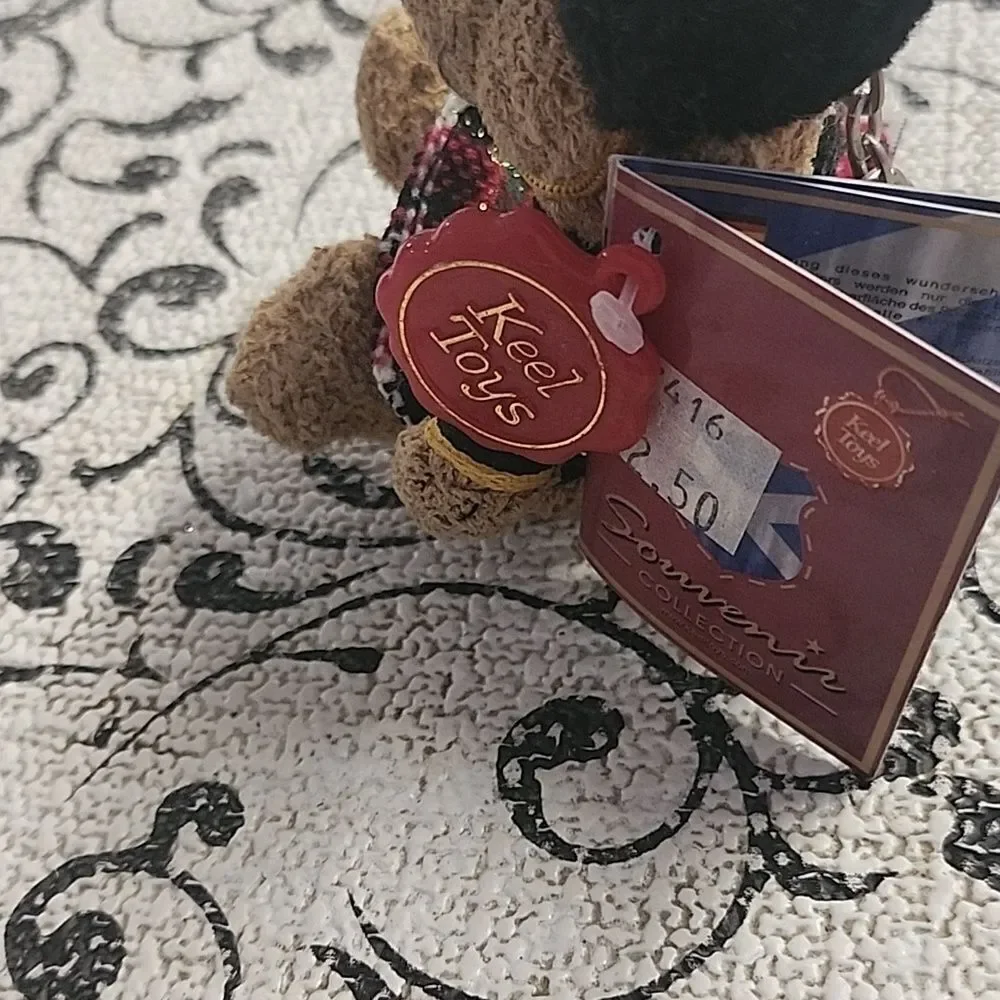 1994 Keel Toys Scottish Guard Keychain/Bag Charm